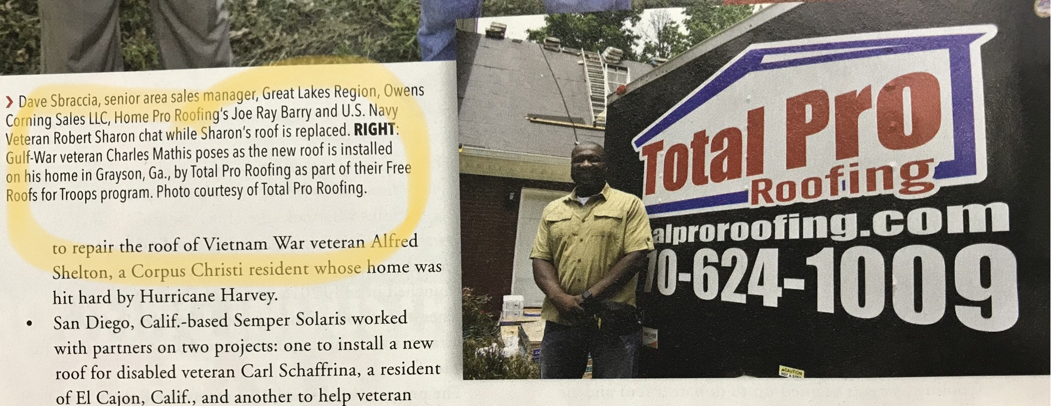 Total Pro Roofing - Roofing Contractor Magazine November 2018